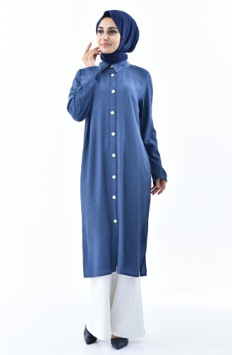 iLMEK Buttoned Tunic 5244-06 Petrol 5244-06