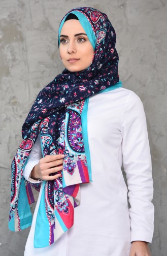 Turquoise Shawl 501-101