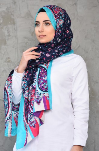 Turquoise Shawl 501-101