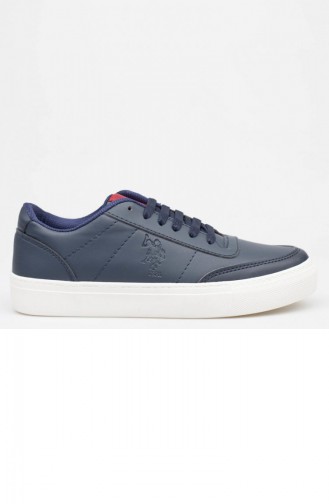 Us Polo Women´s Daily Sports Shoes A192Kuspl0003007 Navy Blue Leather 192KUSPL0003007