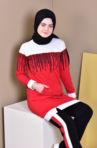 Tracksuit 1418-01 Red 1418-01