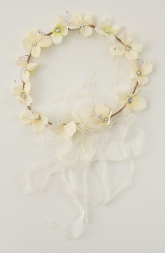 Accessoires de Cheveux de Mariée Blanc 21