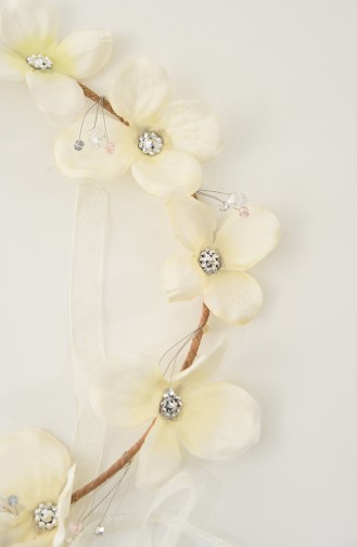 Accessoires de Cheveux de Mariée Blanc 21