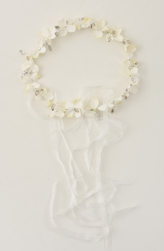 Accessoires de Cheveux de Mariée Blanc 23