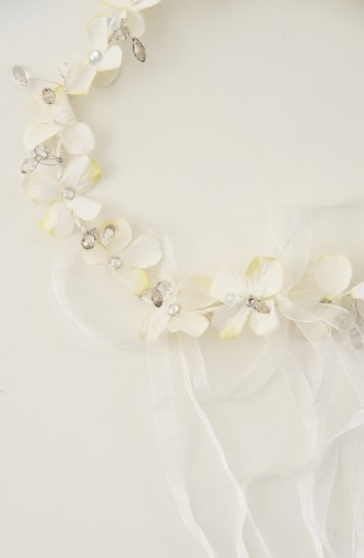 Accessoires de Cheveux de Mariée Blanc 23