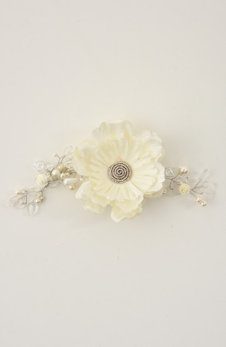 Accessoires de Cheveux de Mariée Blanc 28