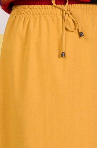 DURAN Elastic Waist Skirt 1201A-02 Mustard 1201A-02