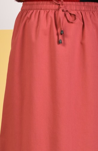 DURAN Elastic Waist Skirt 1201B-01 Dark Dried Rose 1201B-01