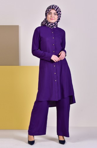 Buglem Tunic Trousers Double Team 1197-03 Purple 1197-03