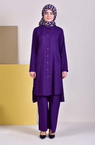 Buglem Tunic Trousers Double Team 1197-03 Purple 1197-03