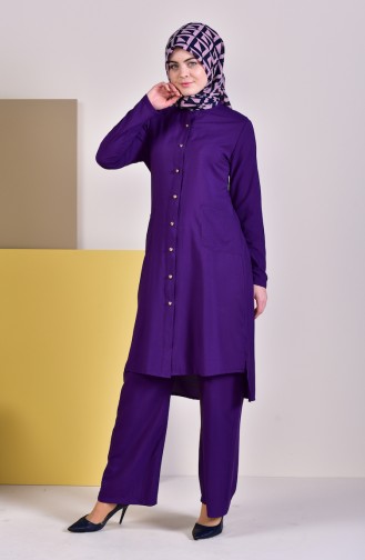 Buglem Tunic Trousers Double Team 1197-03 Purple 1197-03