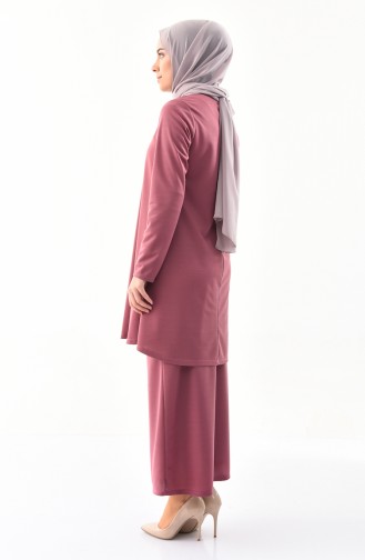 Tunic Skirt Binary Suit 0105-04 Dried Rose 0105-04