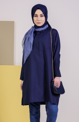 Navy Blue Tuniek 6352-02