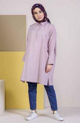 W.B Slit Pocketed Tunic 6352-04 Powder 6352-04