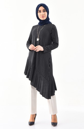 Çizgili Tunik 5001-04 Lacivert 5001-04