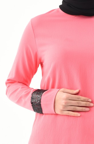 Sequined Tunic  9018-02 Pink 9018-02