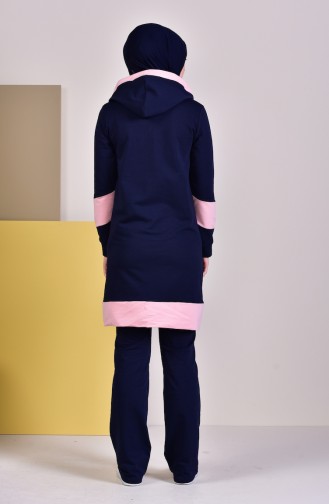 Hooded Tracksuit 1419-01 Navy 1419-01
