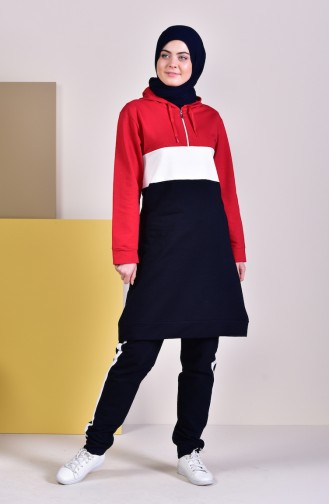 Tracksuit 19003-08 Red Navy 19003-08