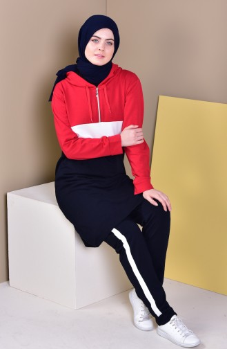 Tracksuit 19003-08 Red Navy 19003-08