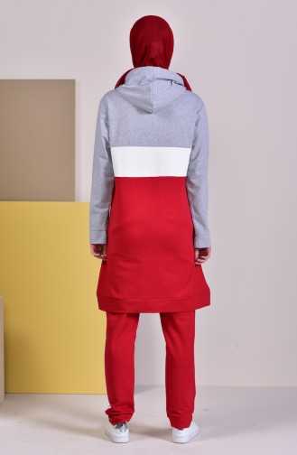 Tracksuit 19003-05 Gray red 19003-05