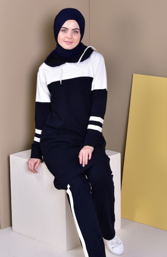 Hooded Tracksuit 19008-02 Navy 19008-02