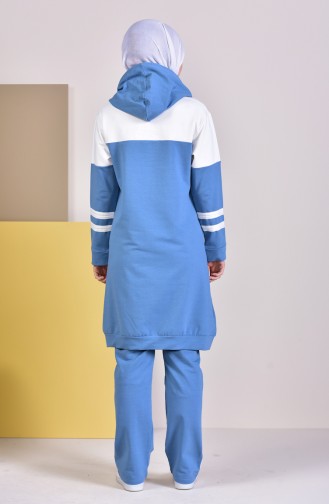 Hooded Tracksuit 19008-05 Blue 19008-05