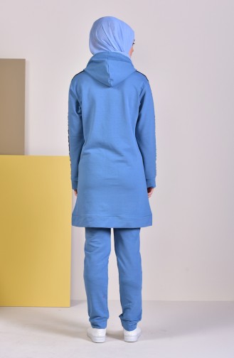 Hooded Tracksuit 19012-06 Blue 19012-06