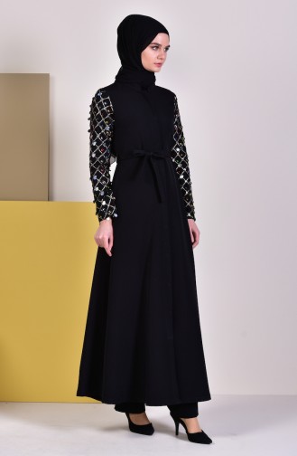 Black Abaya 8860-01