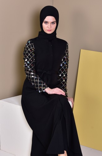 Black Abaya 8860-01