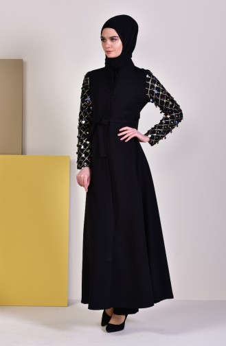 Black Abaya 8860-01