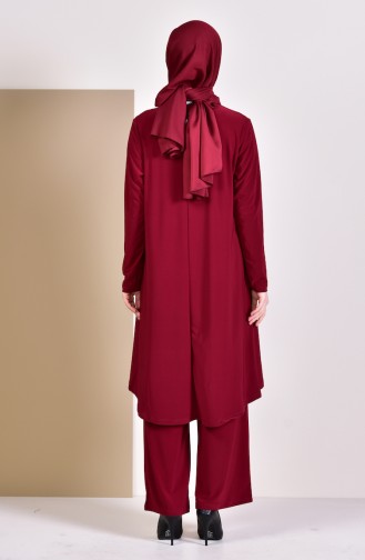 Tunic Pants Binary Suit 17781-05 Claret Red 17781-05