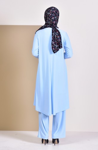 Tunic Pants Binary Suit 17781-12 Baby Blue 17781-12