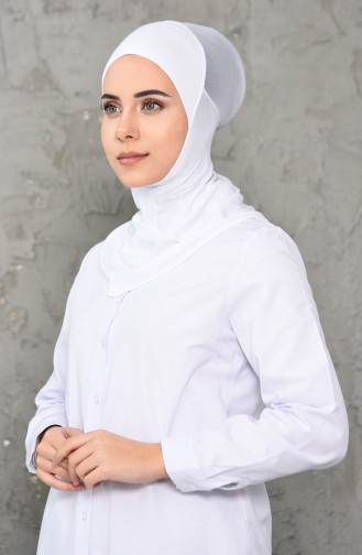 Bonnet Climatique Hijab 02 Blanc 01-02