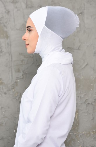Bonnet Climatique Hijab 02 Blanc 01-02