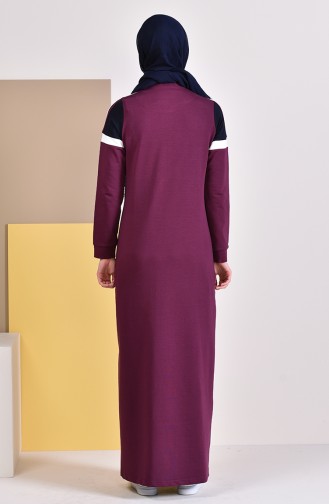 Plum Abaya 8349-05