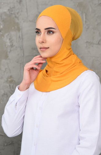 Ecardin Bonnet Climatique Hijab 13 Moutarde 01-13