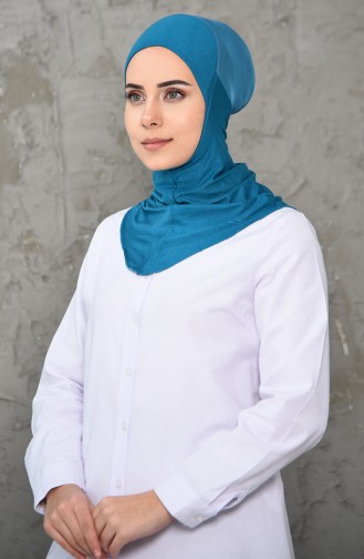 Ecardin Bonnet Climatique Hijab 15 Vert Foncé 01-15