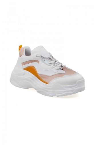 Women´s Sports Shoes 61126-01 White Yellow 61126-01