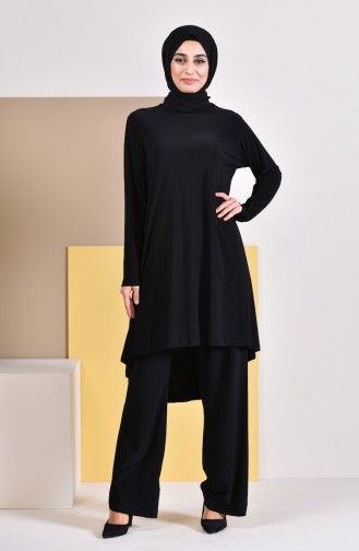 Tunic Pants Binary Suit  17781-01 Black 17781-01