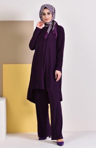 Tunic Pants Binary Suit 17781-06 Purple 17781-06