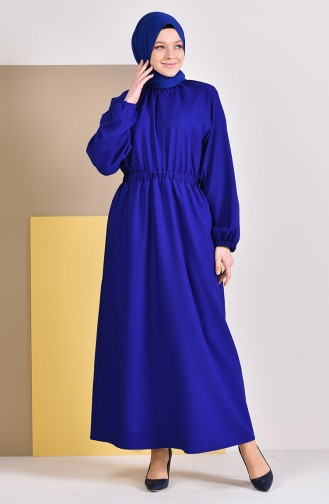 Robe Taille élastique 2056-01 Bleu Roi 2056-01