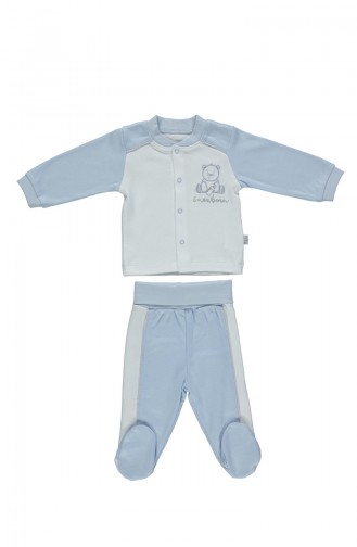 Ensemble Pyjama F1027 Bleu 1027