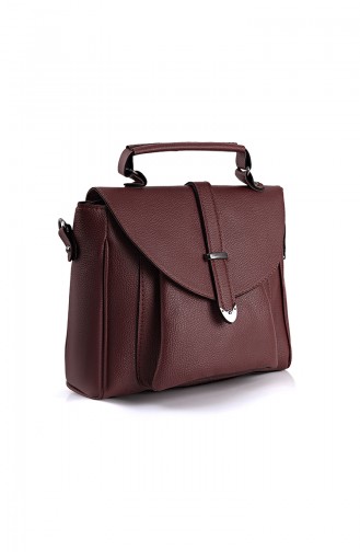 Claret Red Shoulder Bags 10557BO