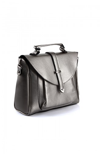 Silver Gray Shoulder Bag 10557GU