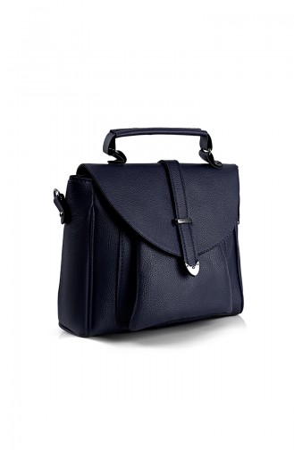 Navy Blue Shoulder Bag 10557LA
