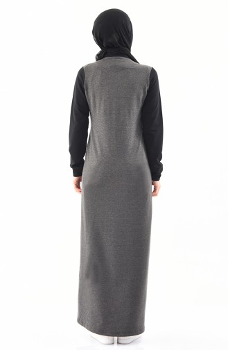 Abaya Sport a Fermeture 8334-03 Antracite 8334-03