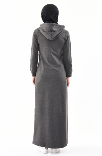 Striped Sports Abaya 8354-02 Anthracite 8354-02