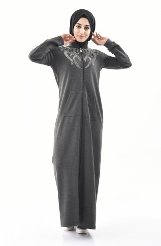 Anthracite Abaya 8362-01