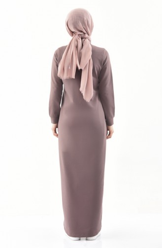 Pocket Sports Abaya  8372-02 Brown 8372-02