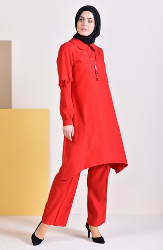 Tunik Pantolon İkili Takım 1906-05 Kırmızı